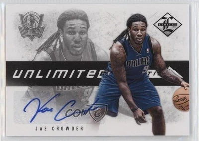2012 Limited Unlimited Potential Signatures /199 Jae Crowder #50 Rookie Auto RC - Image 1 of 2