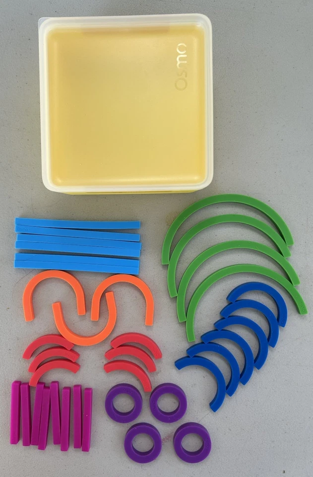 Osmo ABCs Squiggle Magic Sticks Rings Set 37 Pieces - Image 1 of 1
