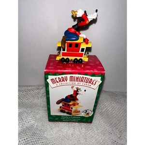 Hallmark Merry Miniatures Goofy Cabin Fifth Figurines Mickey Express Dated 1998 - Picture 1 of 4