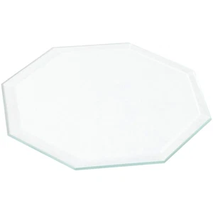 Plymor 4" Octagon, 3mm Thick Beveled Clear Glass - Picture 1 of 1