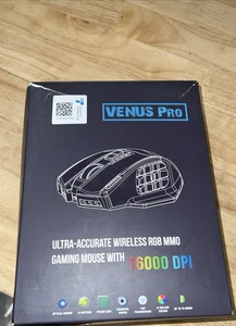 UtechSmart Venus Pro Ultra Accurate Wireless RGB mMO Gaming Mouse With 16000 DPI - Afbeelding 1 van 3