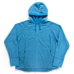 Kathmandu Women's Fleece Hooded Jacket Altica 100 Polartec Blue Size 16 - Picture 1 of 7
