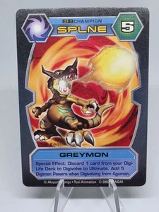 Greymon 1ª Edición DT-7 Campeón Digimon D-Tector Serie Bandai 2002 De Colección - Imagen 1 de 20