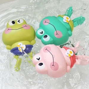 NUEVO Juguetes de baño para niños Ranas mecánicas que flotan y nadan - Imagen 1 de 9