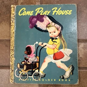 1948 Come Play House Little Golden Book Eloise Wilkin Illustrations - Picture 1 of 7