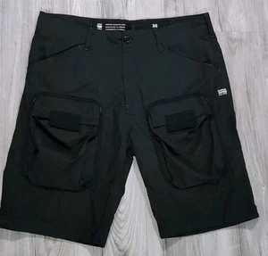 g raw star 3D regular cargo black Utility Chinos Shorts - Picture 1 of 10