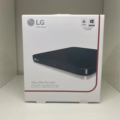Grabadora de DVD portátil LG SP80 Ultra compatible con Windows y Mac caja abierta negra  Foto 1 de 4