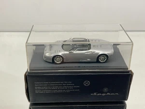 REPLICARS REPSPY06 SPYKER C8 SPYDER T -SILVER MET. 1:43- GOOD IN BOX - 545 - Picture 1 of 7