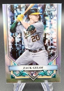 2024 Bowman Sterling ZACK GELOF Rookie Refractor SP /199 (RC) #BSR-37 Athletics - Bild 1 von 2