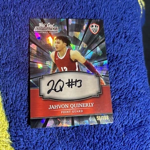 Jahvon Quinerly 2021-22 Alumination Cracked Ice Auto RC #ABC-A Serial # /199 - Picture 1 of 3