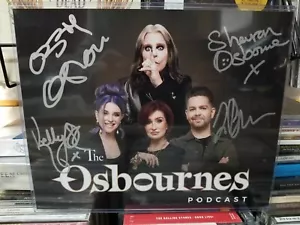 THE OSBOURNES PODCAST - AUTOGRAPHED 8 X 10 PHOTO - (MONSTERLAND 10.13.23) - Picture 1 of 2