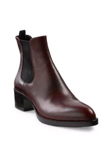 PRADA SEXY CHELSEA GRANATO PULL ON ANKLE BOOTS EU 39 I LOVE SHOES - Picture 1 of 8