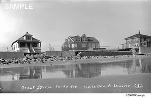 Noviembre 1944 Wells Beach Maine Gran Tormenta Daño #2 - Imagen 1 de 1