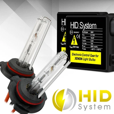 35W 9006 Low Beam HID Headlight Conversion Kit Slim Ballasts Xenon Bulbs 10k - Image 1 of 4