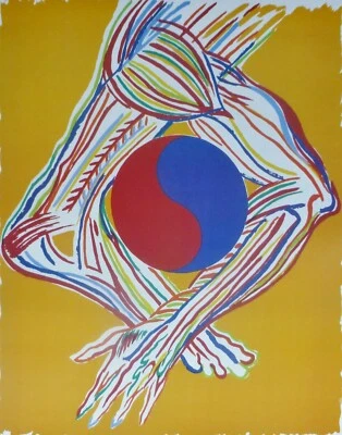 POSTER OLÍMPICO James Albert Rosenquist 1988 Seul Coreia EUA arte artista - Imagem 1 de 4