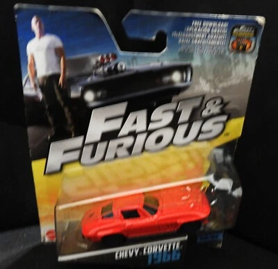 Hot Wheels 1966 Chevy Corvette Fast & Furious F8 Red New - Image 1 of 4