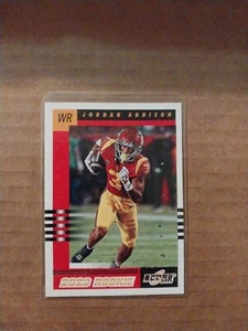2023 Score - 2003 Throwback Rookie #7 Jordan Addison (RC) - Vikings/USC - Picture 1 of 2