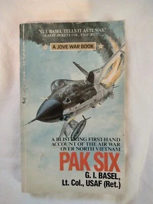pak six G.I basel a jobe war book Paperback Account Of Air War North Vietnam  - Image 1 of 4