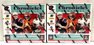 2021 Panini Chronicles H2 Football Factory Sealed Hobby Box Lot of 2 - Picture 1 of 3