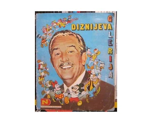 Album Sticker Disney gallery 1977 Original PANINI Diznijeva galerija Yugoslavia  - Picture 1 of 2