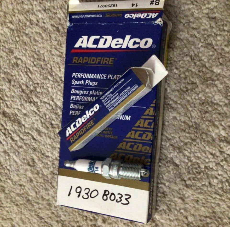 NEW GENUINE GM ACDelco RAPIDFIRE Platinum Spark Plugs #14 Set Of 6 - Image 1 of 1