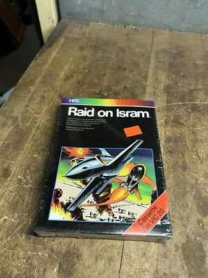 Vintage 1983 New NOS Sealed HES Raid On Isram Cassette VIC 20 Video Game W Box - Image 1 of 4
