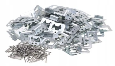 XL-TOOLS Profilholzkrallen Paneelkralle Profilbrettkrallen Klammer 100 Stk Profilholz