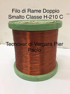 Filo di rame smaltato diametro da ø 0,22 mm a ø 0,63 bobina da 500 g - Foto 1 di 1
