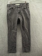 Fidelity Torino Jeans Slim Straight Gray Denim Mens Size 33 Measures 34x29