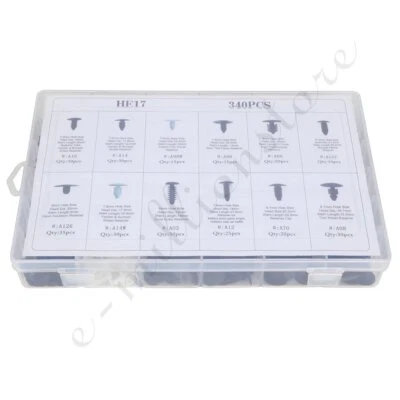 Surtido de retenedor protector parachoques guardabarros radiador 340 clips para Chevrolet Dodge Foto 1 de 4