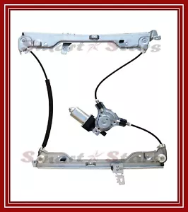 FOR NISSAN QASHQAI MK1 FRONT LEFT PASSENGER SIDE WINDOW REGULATOR WITH MOTOR NEW - Picture 1 of 4