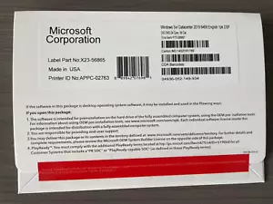 Microsoft Windows Server 2019 Datacenter 24 Core 50 CALs DVD With Key - Picture 1 of 2