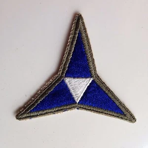 WW2 3rd U.S. ARMY CORPS PATCH O.D. BORDER Cut Edge No Glow Snow Back - Picture 1 of 3