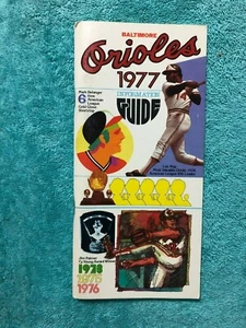 1977 BALTIMORE ORIOLES MEDIA PRESS GUIDE - Picture 1 of 1