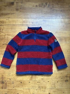 Gap Kids Sherpa Stripe Quarter Zip Pullover Size XL - Picture 1 of 10