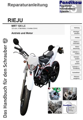 Reparaturanleitung RIS Rieju MRT 125 LC,  4-Ventiler DOHC, Antrieb u Motor - Bild 1 von 4
