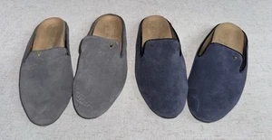 Vionic Carnegie Slip On Mule Women’s Sz 7 Suede Closed Toe Slide Blue Gray LOT - Picture 1 of 6