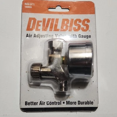 DeVilbiss HAV-511 Air Adjusting Valve with Gauge - Image 1 of 4
