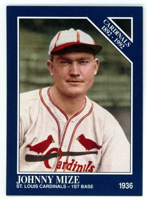 1994 THE SPORTING NEWS CONLAN COLLECTION BLUE #28CCD JOHNNY MIZE RARE SP NM-MINT - Image 1 of 2