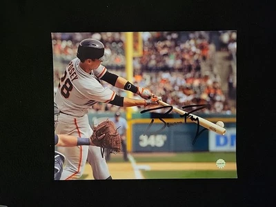 Foto firmada con autógrafo de Buster Posey de 8x10 de béisbol de los Gigantes de San Francisco Foto 1 de 4