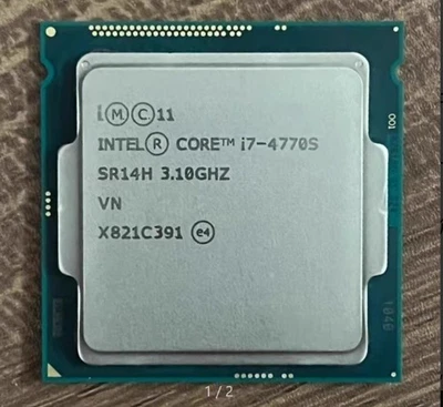 4Th Gen Intel Core i7-4770S LGA 1150 CPU Processor Haswell Quad-Core 3.1GHz 65W - Image 1 of 2