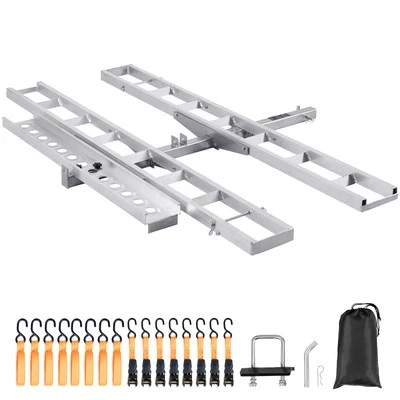 Motorcycle Carrier Scooter Dirt Bike Hitch Mount 600LBS Rack Ramp Hauler Foto 1 de 4