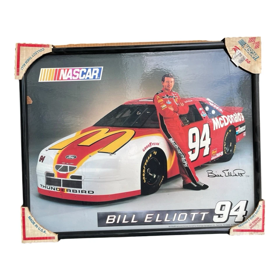 Bill Elliott #94 Framed Poster 20"x16" NASCAR - Image 1 of 2