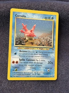 Corsola Uncommon Neo Discovery 37/75 - Imagen 1 de 2