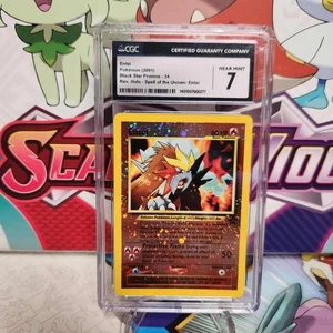 CGC 7 Entei 34 Black Star Promo Reverse Holo 2001 - Pokemon TCG - *cracked slab* - Picture 1 of 4