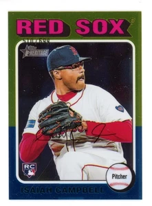 2024 TOPPS HERITAGE HIGH CHROME ISAIAH CAMPBELL 510/699 #645 BOSTON RED SOX - Picture 1 of 1