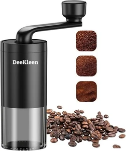 Molinillo de café manual con rebabas cónicas, molinillo de cerámica, manivela, portátil, perfecto - Imagen 1 de 2