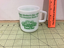 Vintage Bonanza Steak House Restaurant Happy Mothers Day 1985 coffee mug