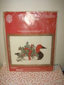 Janlynn Red Headed Duck Cross Stitch Kit - Picture 1 of 5