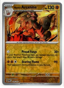 Pokemon Twilight Masquerade Reverse Holo 100/167 Hisuian Arcanine - Bild 1 von 2